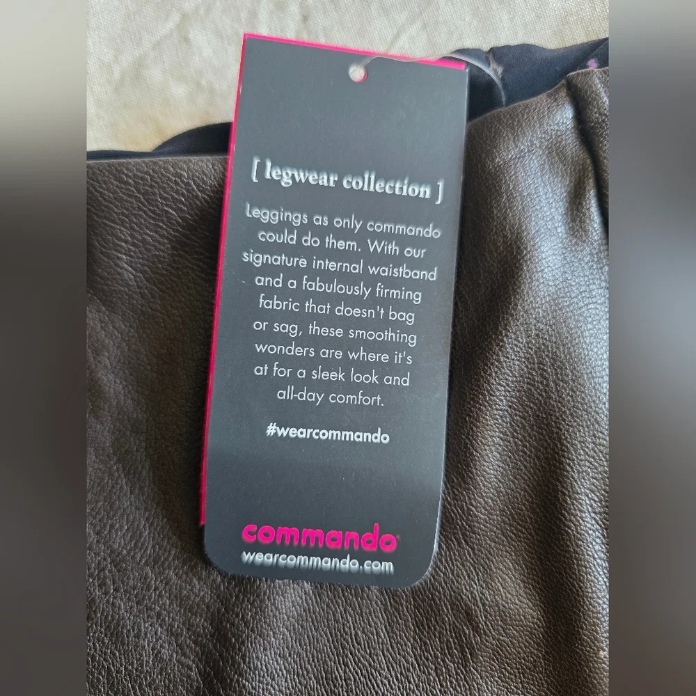 Commando FAUX Leather Leggins NWT - Picture 4 of 6